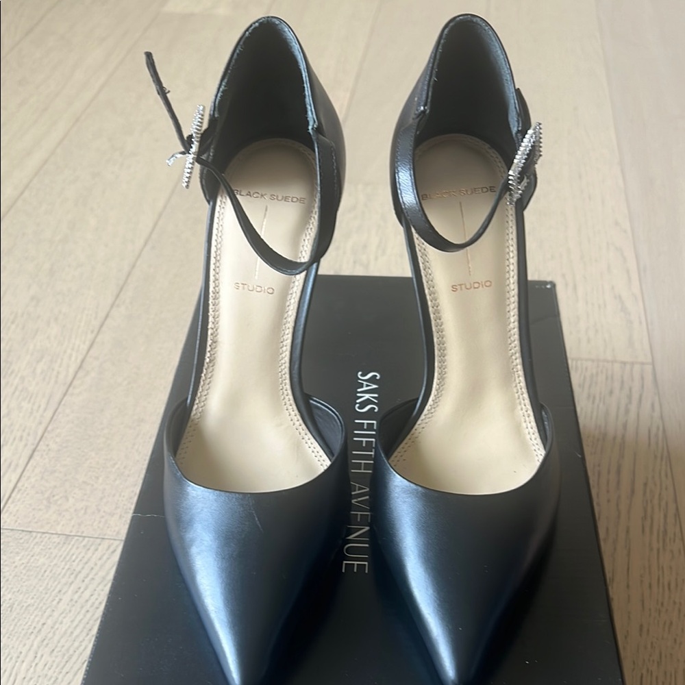 Saks Fifth Avenue Women's Black Heels